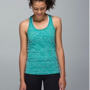 Lululemon Swiftly Tech Racerback heathered teal